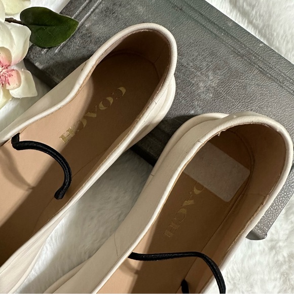 COACH Women's Emilia Mary Jane Ballet Flats - Picture 8 of 13